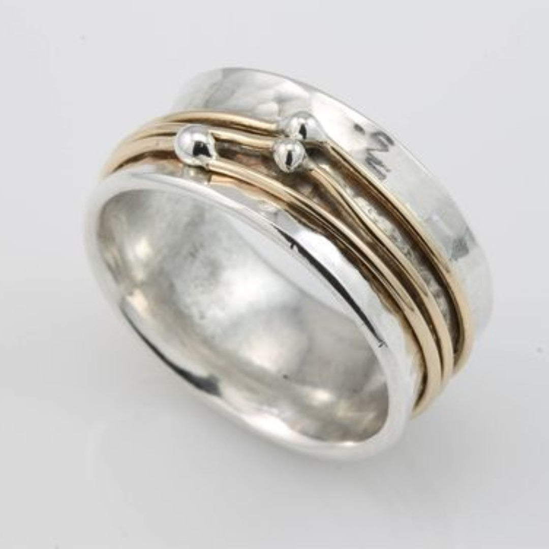 Gold Layered Silver Ring β Exquisite