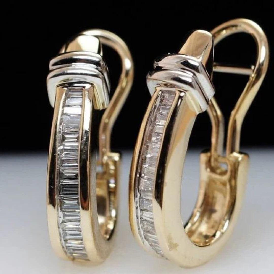 Diamond Vintage Earrings β Timeless Elegance