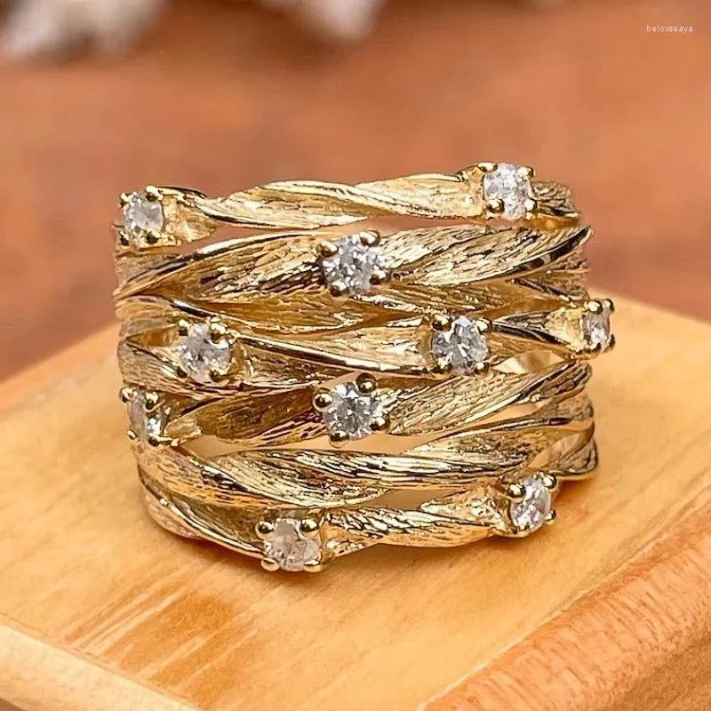 Gold Vintage Boho Ring β Timeless Elegance