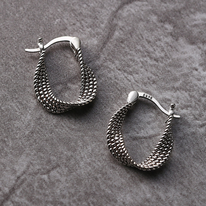Silver Asymmetrical Earrings β Modern Elegance