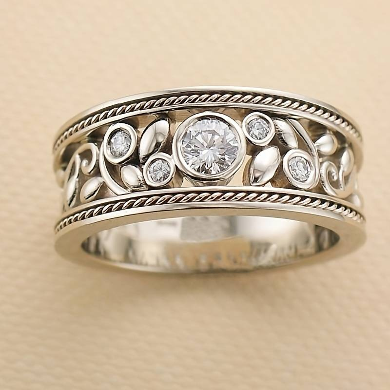 Silver Zirconia Ring β Timeless Elegance