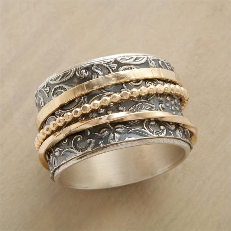 Gold & Silver Vintage Ring β Timeless