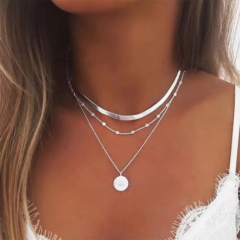 Silver Pendant Necklace β Exquisite