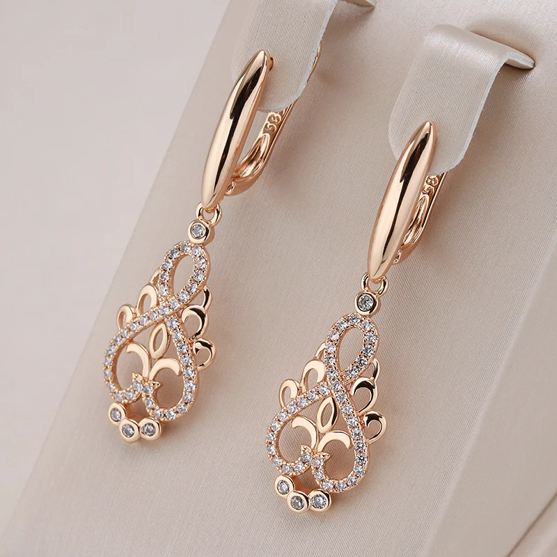 Gold Enamel Fairy Earrings β Enchanting