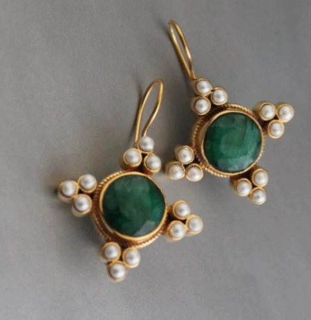 Pearl Vintage Drop Earrings β Timeless Elegance