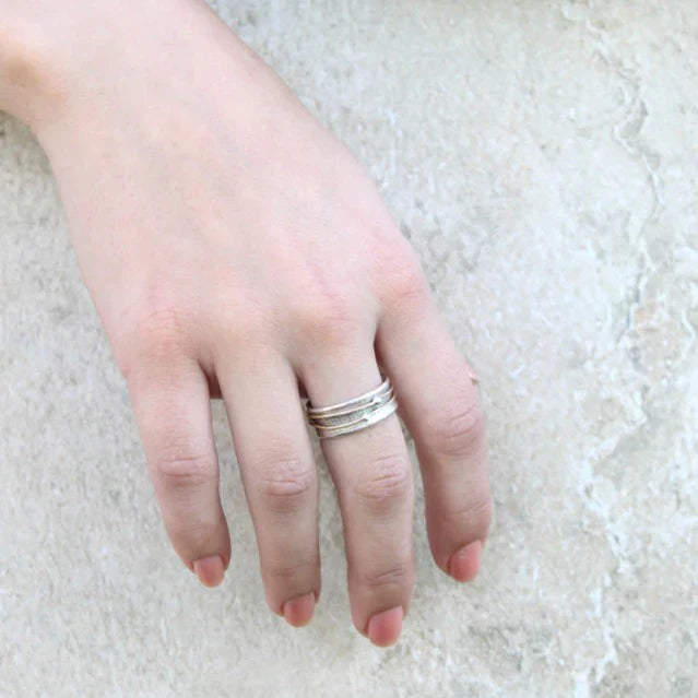 Gold Layered Silver Ring β Exquisite