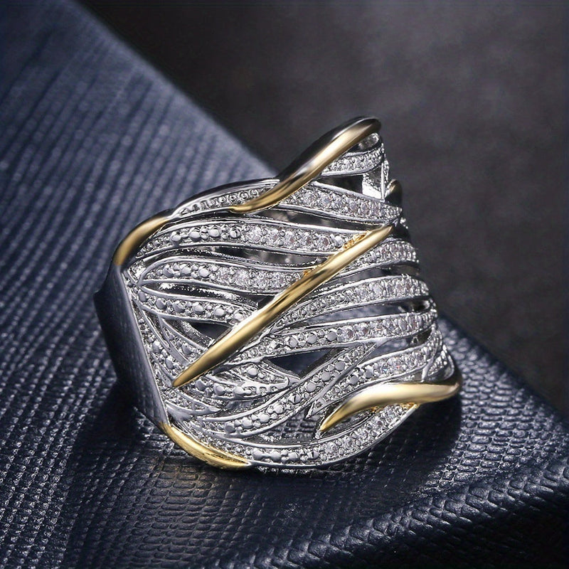 Rose Gold Twist Ring – Elegant