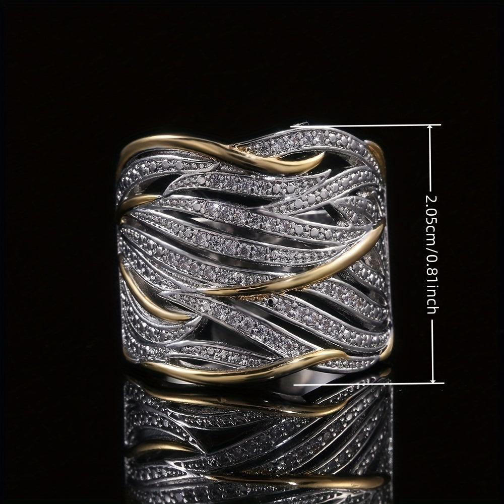 Rose Gold Twist Ring – Elegant
