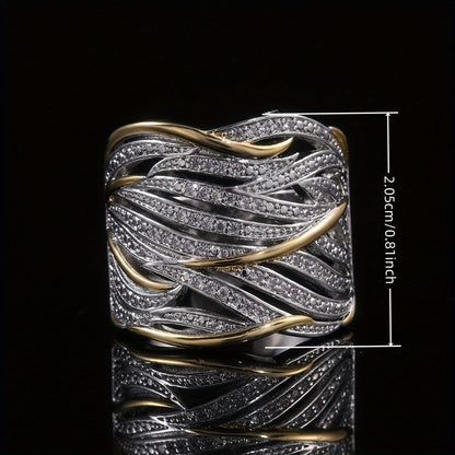 Rose Gold Twist Ring – Elegant