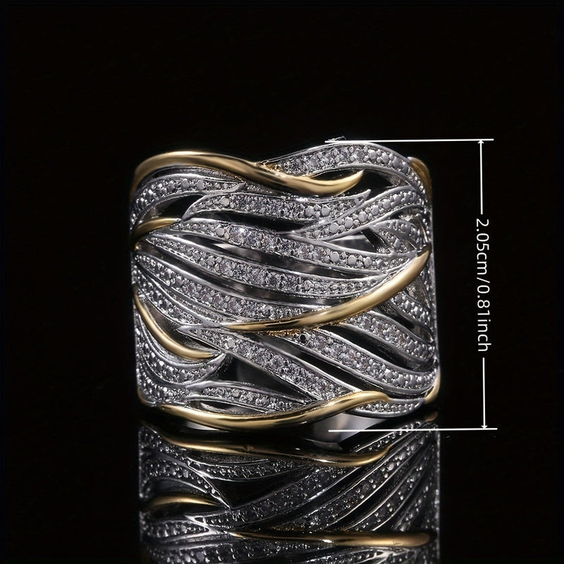 Rose Gold Twist Ring – Elegant