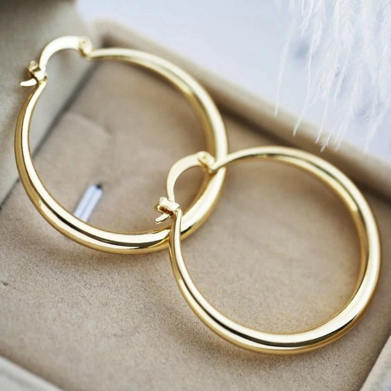 Gold Statement Earrings – Exquisite
