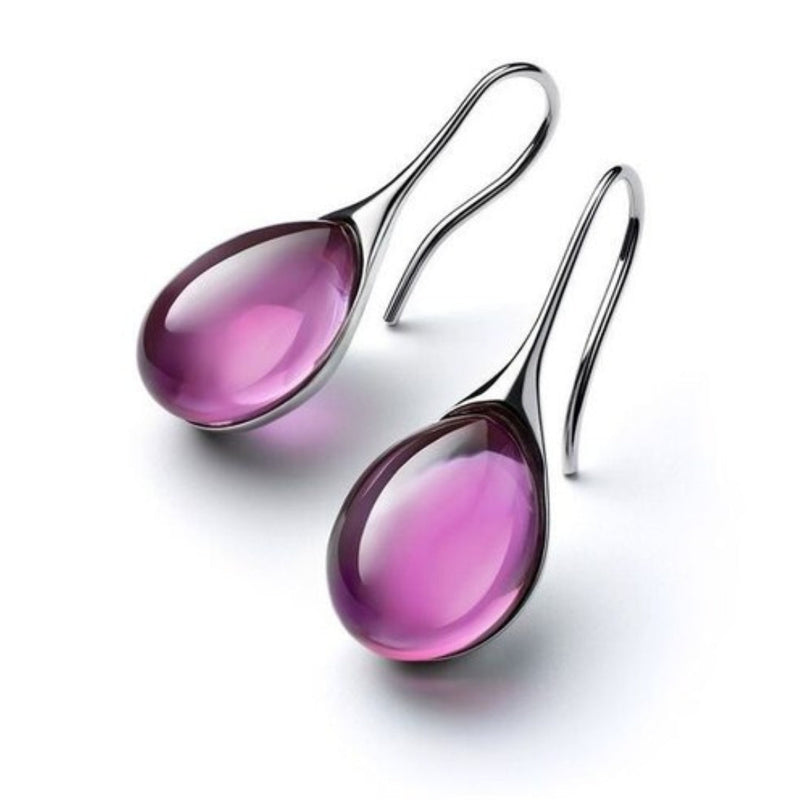 Gold & Silver Crystal Drop Earrings – Timeless