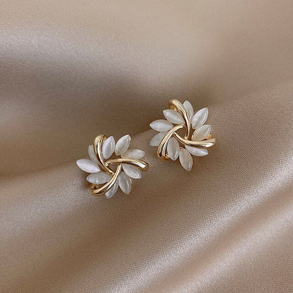 White Opal Luxe Earrings – Exquisite