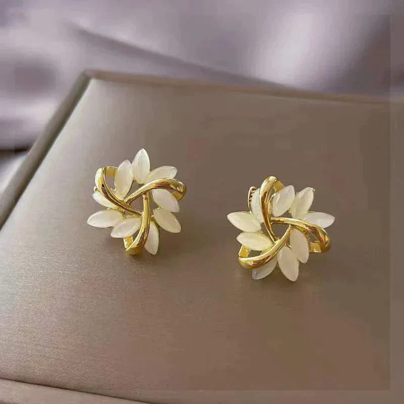 White Opal Luxe Earrings – Exquisite