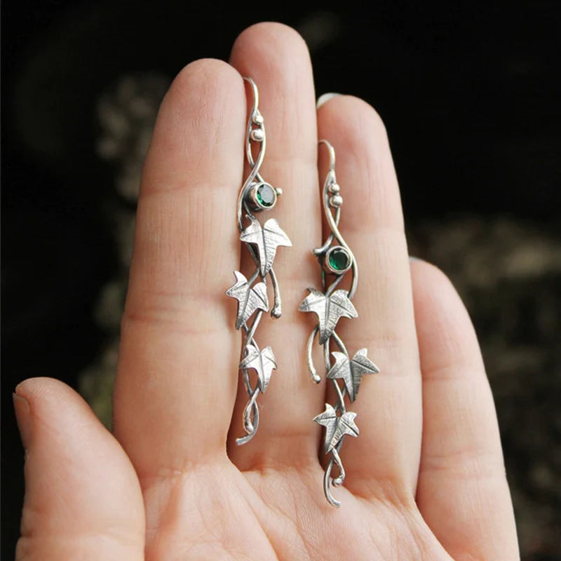 Blue Crystal Drop Earrings – Enchanting