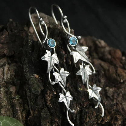 Blue Crystal Drop Earrings – Enchanting