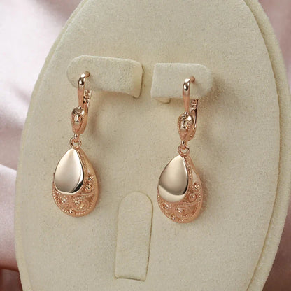 Gold Merle Drop Earrings – Exquisite