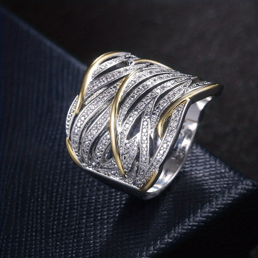 Rose Gold Twist Ring – Elegant