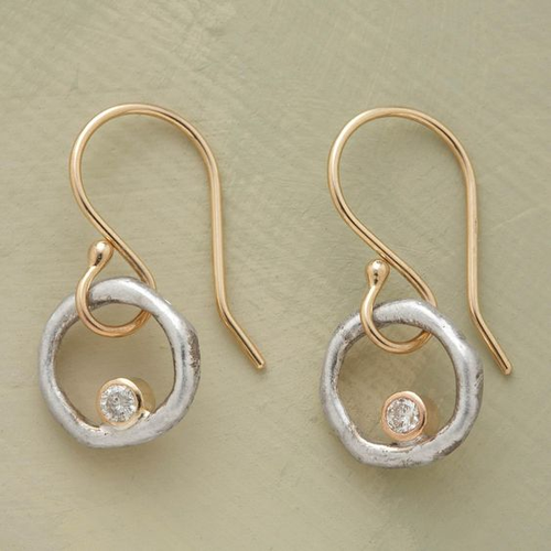Silver Zirconia Drop Earrings – Elegant