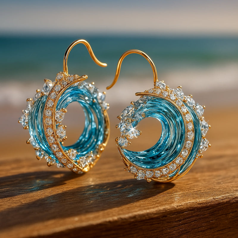 Pearl & Crystal Drop Earrings – Exquisite